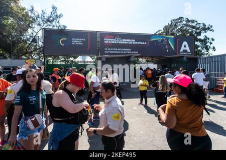 SP - Sao Paulo - 11/13/2022 - FORMULE 1 GP BRÉSIL 2022, GRAND PRIX - arrivée publique du Grand Prix de Sao Paulo tenu sur le circuit Interlagos par le circuit mondial de Formule 1. Photo: Duda Bairros/AGIF/Sipa USA Banque D'Images