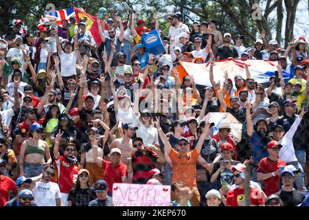 SP - Sao Paulo - 11/13/2022 - FORMULE 1 GP BRÉSIL 2022, GRAND PRIX - public lors du Grand Prix de Sao Paulo qui s'est tenu sur le circuit Interlagos par le circuit mondial de Formule 1. Photo: Duda Bairros/AGIF/Sipa USA Banque D'Images