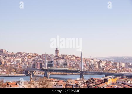 Une vue de la Corne d'Or d'Istanbul Banque D'Images