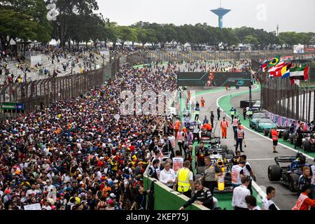 SP - Sao Paulo - 11/13/2022 - FORMULE 1 GP BRÉSIL 2022, GRAND PRIX - public lors du Grand Prix de Sao Paulo qui s'est tenu sur le circuit Interlagos par le circuit mondial de Formule 1. Photo: Duda Bairros/AGIF/Sipa USA Banque D'Images