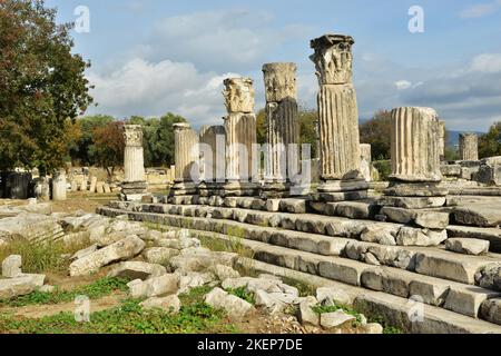 TUR, Turquie, Côte Ouest : les touristes rencontrent des preuves impressionnantes de l'histoire romaine et grecque lors d'un aller-retour à travers la Turquie occidentale et à la Banque D'Images
