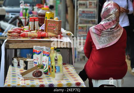 TUR, Turkey, West Coast: Tourists encounter impressive evidence of Roman and also Greek history on a round trip through western Turkey and to the Stock Photo