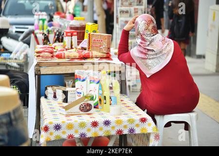TUR, Turquie, Côte Ouest : les touristes rencontrent des preuves impressionnantes de l'histoire romaine et grecque lors d'un aller-retour à travers la Turquie occidentale et à la Banque D'Images