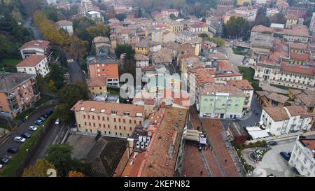 Salsomaggiore terme ville oanorama drone vue Banque D'Images