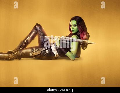 ZOE SALDANA dans AVENGERS: ENDGAME (2019), réalisé par ANTHONY RUSSO et JOE RUSSO. Crédit: MARVEL STUDIOS / Album Banque D'Images