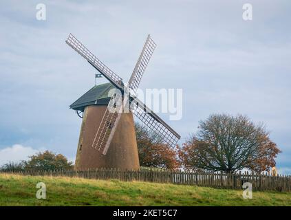 Moulin à vent de Bembridge sur l'île de Wight, au sud-est de l'Angleterre Banque D'Images