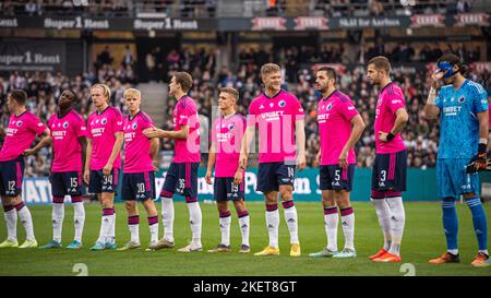 Aarhus, Danemark. 13th novembre 2022. Les joueurs du FC Copenhagen se sont alignés pour le match Superliga 3F entre le GF d'Aarhus et le FC Copenhagen au parc Ceres d'Aarhus. (Crédit photo : Gonzales photo/Alamy Live News Banque D'Images