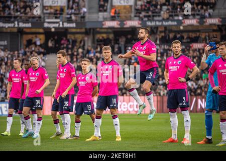 Aarhus, Danemark. 13th novembre 2022. Les joueurs du FC Copenhagen se sont alignés pour le match Superliga 3F entre le GF d'Aarhus et le FC Copenhagen au parc Ceres d'Aarhus. (Crédit photo : Gonzales photo/Alamy Live News Banque D'Images