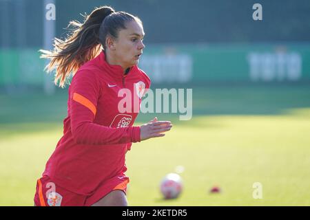 ZEIST, PAYS-BAS - NOVEMBRE 14 : Lieke Martens des pays-Bas lors d'une session de formation de l'équipe de football des Womens des pays-Bas au campus de la KNVB sur 14 novembre 2022 à Zeist, pays-Bas (photo de Jeroen Meuwsen/Orange Pictures) Banque D'Images