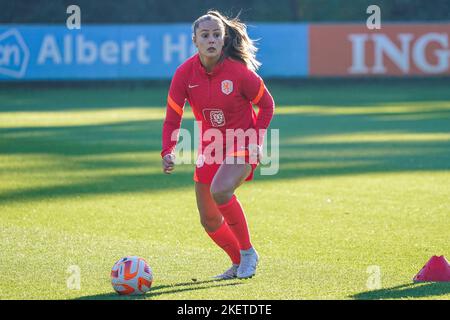 ZEIST, PAYS-BAS - NOVEMBRE 14 : Lieke Martens des pays-Bas lors d'une session de formation de l'équipe de football des Womens des pays-Bas au campus de la KNVB sur 14 novembre 2022 à Zeist, pays-Bas (photo de Jeroen Meuwsen/Orange Pictures) Banque D'Images