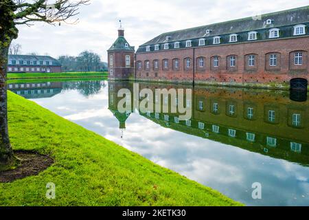 Schloss Nordkirchen, Allemagne. Connu comme le château de Versailles de Westphalie Banque D'Images