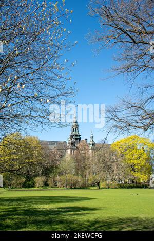 Vue extérieure du Nordiska museet du Royal Djurgården, musée nordique, Stockholm (musée nordique, Suède). Le bâtiment historique de Stockholm. Banque D'Images