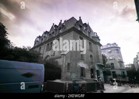 Paris dans le spectre uv Banque D'Images