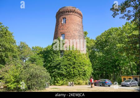 Wasserturm am Obersee, Bezirk Weißensee, Pankow, Berlin, Allemagne Banque D'Images