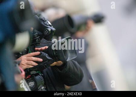 Turin, Italie. 14th novembre 2022. Pendant la première journée d'essai de l'équipe nationale de football du Brésil avant la dernière étape de la coupe du monde du Qatar 2022, au Centre de formation de Juventus à Turin, Italie photo Nderim Kaceli crédit: Agence de photo indépendante/Alamy Live News Banque D'Images