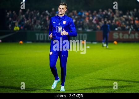 ZEIST, PAYS-BAS - NOVEMBRE 14 : Andries Noppert, des pays-Bas, lors d'une session d'entraînement de l'équipe de football des pays-Bas, en prévision de la coupe du monde de la FIFA, Qatar 2022 au campus de la KNVB sur 14 novembre 2022 à Zeist, pays-Bas (photo de René Nijhuis/Orange Pictures) Banque D'Images