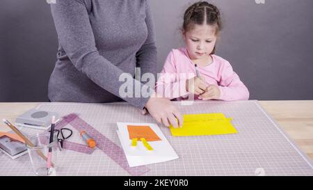 Carte de fête des pères artisanat Banque D'Images