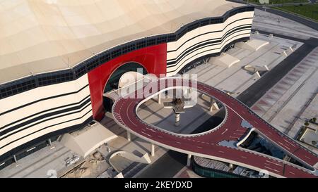 Photo non datée du stade Al Bayt, au Qatar, où se jouera certains des matchs de la coupe du monde de la FIFA, Qatar 2022. Photo de SCDL-Balkis Press/ABACAPRESS.COM Banque D'Images