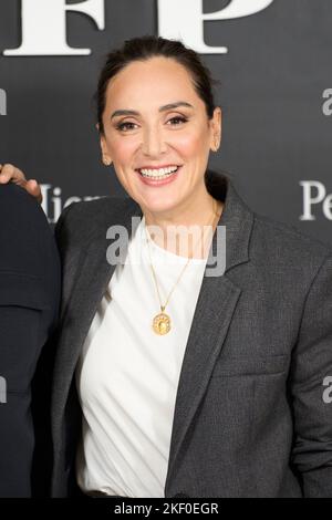 Madrid. Espagne. 20221115, Tamara Falco présente sa deuxième collection exclusive pour Pedro del Hierro et TFP en tant que directrice et ambassadrice de la Creadive à Tendam Showroom sur 15 novembre 2022 à Madrid, Espagne Banque D'Images