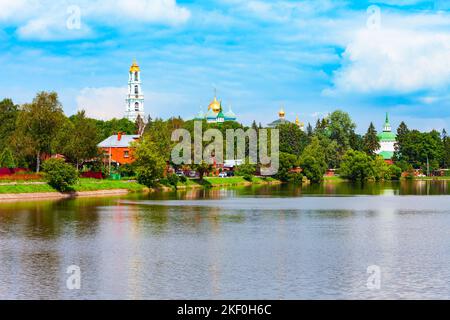 Monastère Trinity Lavra de Saint-Sergius dans la ville de Sergiyev Posad, anneau d'or de Russie Banque D'Images