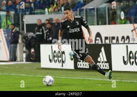 Turin, Italie. 13th novembre 2022. Angel Di Maria (Juventus FC) pendant Juventus FC vs SS Latium, football italien série A match à Turin, Italie, 13 novembre 2022 crédit: Agence de photo indépendante/Alamy Live News Banque D'Images