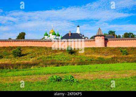 Le monastère du Sauveur de Saint Euthymius dans la ville de Suzdal, anneau d'or de Russie Banque D'Images