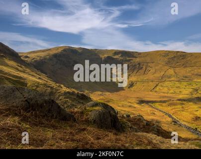 La tête de Swindale dans les Fells de l'est de Cumbria Banque D'Images