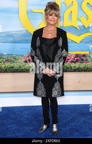 LOS ANGELES, CALIFORNIE, États-Unis - NOVEMBRE 14 : l'actrice américaine Goldie Hawn arrive à la première à Los Angeles de Netflix 'Glass Onion: A Knives Out Mystery' tenue au musée Academy of Motion Pictures on 14 novembre 2022 à Los Angeles, Californie, États-Unis. (Photo de Xavier Collin/image Press Agency) Banque D'Images
