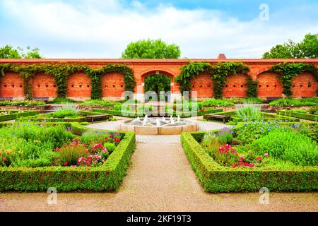 Klenzepark ou Klenze est un parc public situé à Ingolstadt. Ingolstadt est une ville de Bavière, Allemagne. Banque D'Images