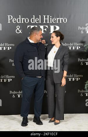 15 novembre 2022, Madrid, Madrid, Espagne: Tamara Falco présente sa deuxième collection exclusive pour Pedro del Hierro et TFP en tant que directrice et ambassadrice Creadive à Tendam Showroom on 15 novembre 2022 à Madrid, Espagne (image de crédit: © Jack Abuin/ZUMA Press Wire) Banque D'Images