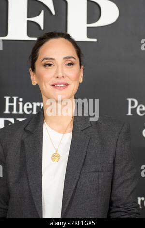 15 novembre 2022, Madrid, Madrid, Espagne: Tamara Falco présente sa deuxième collection exclusive pour Pedro del Hierro et TFP en tant que directrice et ambassadrice Creadive à Tendam Showroom on 15 novembre 2022 à Madrid, Espagne (image de crédit: © Jack Abuin/ZUMA Press Wire) Banque D'Images