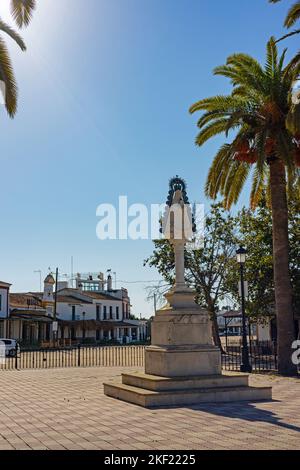 Statue de la vierge à El Rocio Banque D'Images