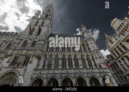 Grande place (Grote Markt) avec Hôtel de ville, Bruxelles Banque D'Images