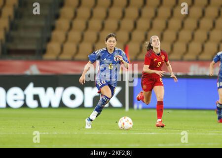 Séville, Espagne. 15th novembre 2022. Fuka Nagano (JPN) football : rencontre internationale amicale entre l'Espagne 1-0 Japon à l'Estadio la Cartuja à Séville, Espagne . Crédit: Mutsu Kawamori/AFLO/Alay Live News Banque D'Images