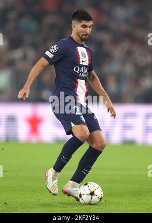 Turin, Italie, 2nd novembre 2022. Carlos Soler de PSG lors du match de l'UEFA Champions League à l'Allianz Stadium, Turin. Le crédit photo devrait se lire: Jonathan Moscrop / Sportimage Banque D'Images