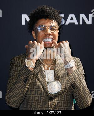 LOS ANGELES, CALIFORNIE - JUIN 23: Blueface assiste aux 2019 BET Awards sur 23 juin 2019 à Los Angeles, Californie. Photo : imageSPACE/MediaPunch Banque D'Images