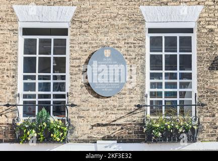 Cambridge University Press (CUP) librairie, Cambridge, Angleterre, la plus ancienne librairie de Grande-Bretagne vendant des livres de l'éditeur le plus ancien au monde. Banque D'Images