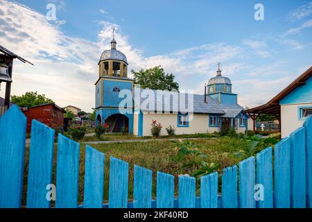 L'église orthodoxe de Mila 23 dans le delta du danube roumanie Banque D'Images