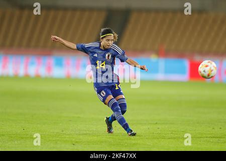 Séville, Espagne. 15th novembre 2022. Yui Hasegawa (JPN) football : rencontre internationale amicale entre l'Espagne 1-0 Japon à l'Estadio la Cartuja à Séville, Espagne . Crédit: Mutsu Kawamori/AFLO/Alay Live News Banque D'Images
