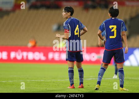 Séville, Espagne. 15th novembre 2022. Saki Kumagai (JPN) football : rencontre internationale amicale entre l'Espagne 1-0 Japon à l'Estadio la Cartuja à Séville, Espagne . Crédit: Mutsu Kawamori/AFLO/Alay Live News Banque D'Images