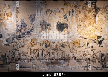 Fresque , Krönung der Jungfrau, genannt das Parades, Guariento di Apro, 1365-66, Dogenpalast, Stadtteil San Marco, Veneig, région Venetien, Italien Banque D'Images