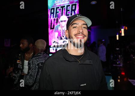 Las Vegas, Nevada, États-Unis. 13th novembre 2022. Boryan at Tank's Soul train Awards After Party at Splash Restaurant and Lounge, 13 novembre 2022 à Las Vegas, Nevada. Crédit photo : Walik Goshorn/Mediapench/Alay Live News Banque D'Images