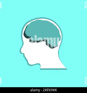 Illustration vectorielle de la journée mondiale de la santé mentale. Idéal pour les bannières, affiches, messages d'accueil et cartes postales Illustration de Vecteur