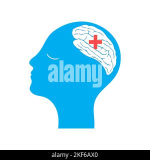 Illustration vectorielle de la journée mondiale de la santé mentale. Idéal pour les bannières, affiches, messages d'accueil et cartes postales Illustration de Vecteur