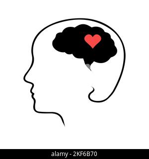 Illustration vectorielle de la journée mondiale de la santé mentale. Idéal pour les bannières, affiches, messages d'accueil et cartes postales Illustration de Vecteur