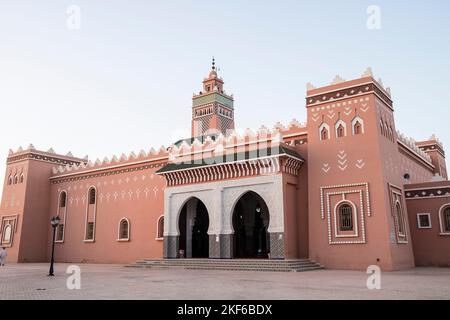 Maroc, Zagora, Grande mosquée Banque D'Images