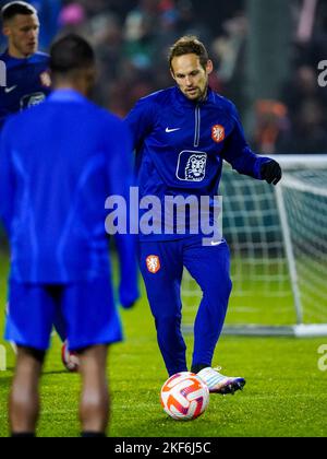 ZEIST, PAYS-BAS - NOVEMBRE 14 : Daley Blind des pays-Bas lors d'une session d'entraînement de l'équipe de football des pays-Bas pour hommes avant la coupe du monde de la FIFA Qatar 2022 au campus de la KNVB sur 14 novembre 2022 à Zeist, pays-Bas (photo de René Nijhuis/Orange Pictures) Banque D'Images