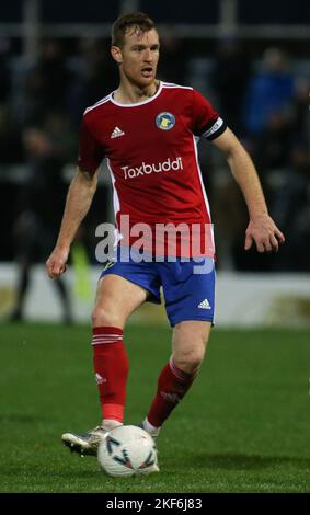 Kyle Storer de Solihull Moors lors de la FA Cup 1st Replay ronde entre Hartlepool United et Solihull Moors à Victoria Park, Hartlepool, le mardi 15th novembre 2022. (Crédit : Michael Driver | MI News) crédit : MI News & Sport /Alay Live News Banque D'Images