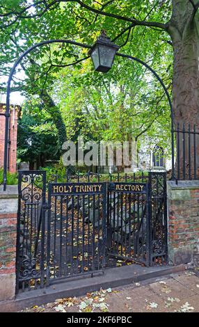 Entrée au répertoire de la Sainte Trinité, 81 Micklegate, York, North Yorkshire, Angleterre, ROYAUME-UNI, YO1 6LE Banque D'Images
