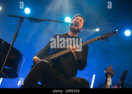 Bologne, Italie. 14th novembre 2022. Kodaline vit à l'Estragon club Bologna. (Photo de Carlo Vergani/Pacific Press/Sipa USA) crédit: SIPA USA/Alay Live News Banque D'Images